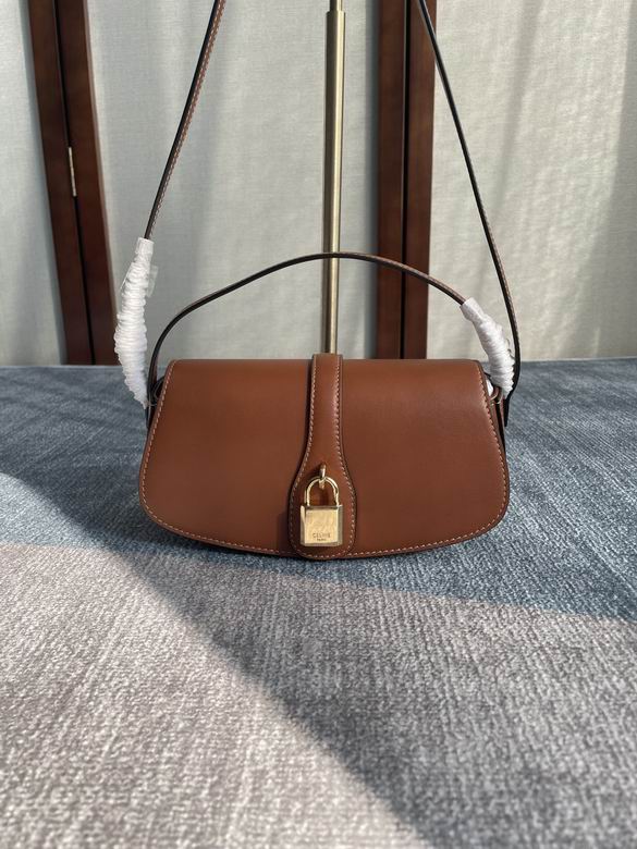 Celine Smooth Leather Padlock Bag